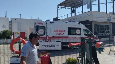 Bodrum'da 3 Kişi Denizde Tahliye Edildi