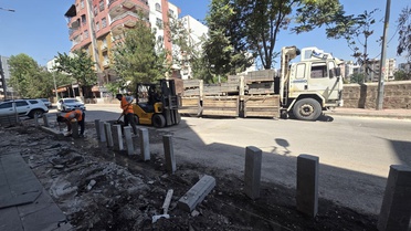 Siverek'te Cadde Düzenlemeleri Devam Ediyor