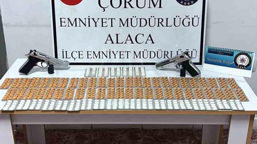 Çorum'da Uyuşturucu Operasyonu: 756 Hap Ele Geçirildi
