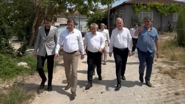 İnegöl Belediyesi kırsalda üst yapı hamlesini sürdürüyor