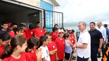 Çıldır Gölü'nde Yelken Eğitimi Başladı