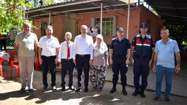 Kaymakam Mete'den Kıbrıs gazilerine anlamlı ziyaret