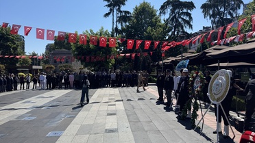Kıbrıs Barış Harekatı'nın 52. yıl dönümü Trabzon'da törenle anıldı