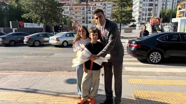 Kızılcahamam'da Bayrak Değişimi