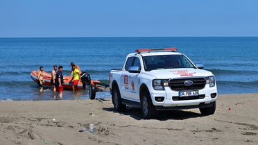 Samsun'da Alabora Tekne Arama Kurtarma Çalışmaları