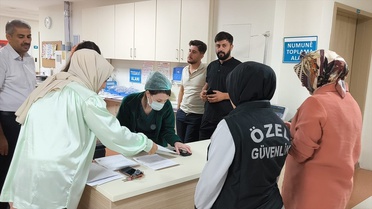 Siirt Hastanesi'nde Mavi Kod Tatbikatı