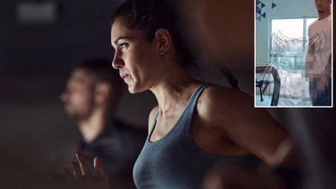 Spor salonunda mide bulandıran görüntü! Telefonundaki kaydı izleyince fark etti