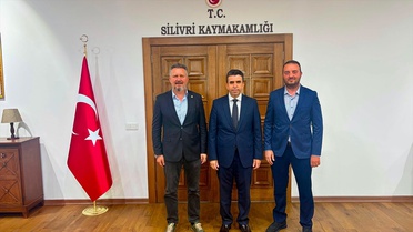 Özcan'dan Kaymakam Eren'e Ziyaret
