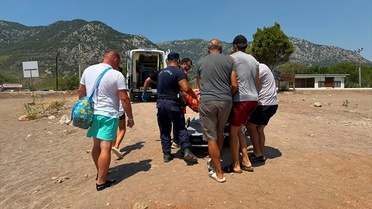 Kumluca'da Gezi Teknesinde Yaralanma
