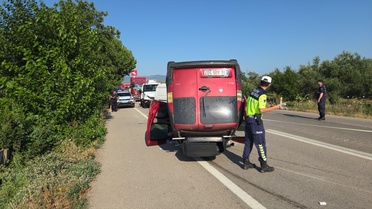 Bursa'da Trafik Kazası: 2 Yaralı