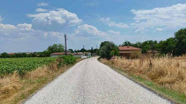 Edirne'de Köy Yolları Yenileniyor