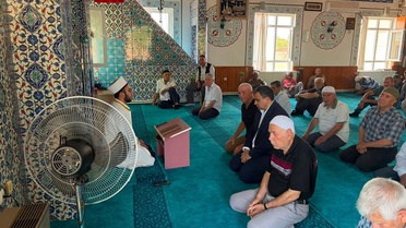 Vize'de şehit için mevlit, okullarda bakım onarım