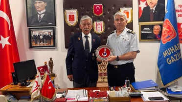 Kırşehir Jandarma Komutanı Gazilerle Buluştu