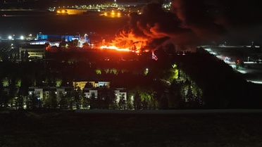 Eskişehir'de TUSAŞ fabrikasında yangın çıktı
