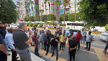 Dolmuş Şoförleri UKOME'yi Protesto Etti