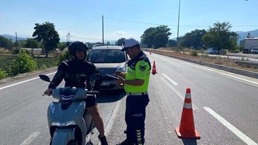 Çanakkale'de motosiklet denetimi: 2 bin 298 araç sorgulandı