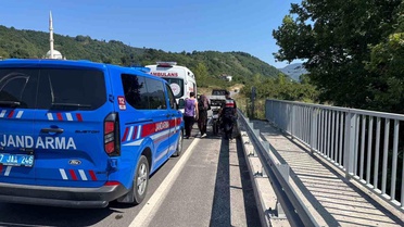 Zonguldak'ta Motosiklet Kazası: 1 Yaralı
