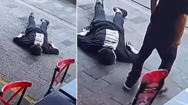 Kalbi durup yere yığılan gencin parasını çalan vicdansız tutuklandı