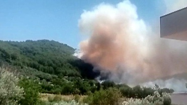 Fethiye'de orman yangını