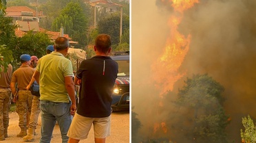 Muğla'nın Fethiye ilçesinde orman yangını! Tahliyeler başladı