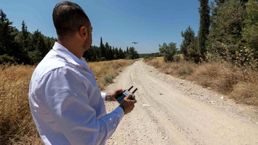 Kaçak moloz dökenlere dronlu takip