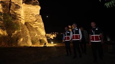 Paşabağları'nda Gece Aydınlatması