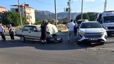 Isparta'da Trafik Kazası: 1 Yaralı