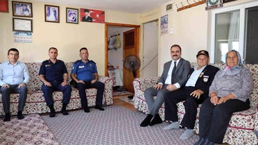 Kaymakam Battal'dan Gazi ve Şehit Ailesine Vefa Ziyareti