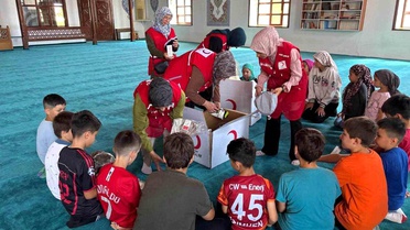 Kızılay'dan Yaz Kur'an Kursu Ziyareti