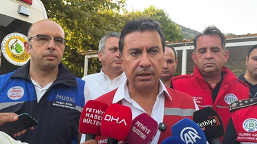 Başkan Aras, Fethiye Yangın Bölgesinde