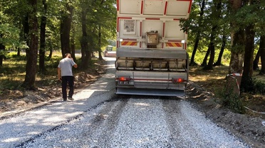 Muncurlu Köyü'nde Yol Çalışmaları Tamamlandı