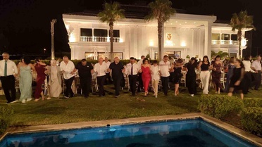 Pamukkale'deki düğünde Karadeniz rüzgârı esti