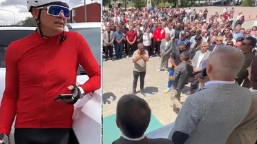 Tayt tartışmasına konu olan Vali Çiçekli, Ardahan'dan ayrıldı! Dikkat çeken görüntüler