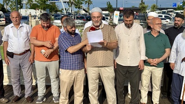 Trabzon'da Mescid-i Aksa'ya Destek Gösterisi
