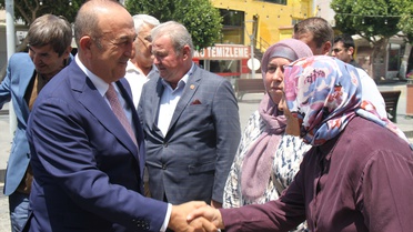 Çavuşoğlu'ndan Serik'e Destek Ziyareti