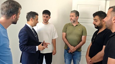 Defne Kaymakamı Deprem Konutlarını İnceledi