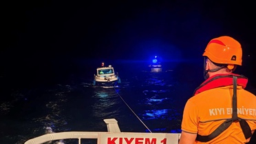 Çanakkale'de Tekne Kurtarıldı