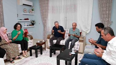 Emniyet Müdürü'nden şehit ailesine ziyaret