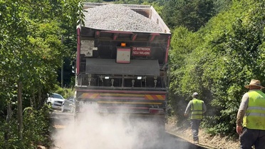 Gerze'de Yol Çalışmaları İncelendi