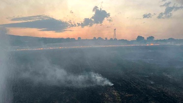 Gönen'de geniş alanda çıkan arazi yangını ekiplerin müdahalesiyle söndürüldü