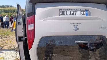 Erciş'te Takla Atan Kamyonette 4 Yaralı