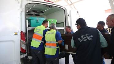 Suudi Arabistan'daki Yangında Hayatını Kaybeden 4 Türkün Cenazesi Hatay'a Getirildi