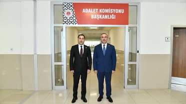Vali Soytürk, Yeni Başsavcı ve Adalet Komisyonu Başkanı ile Görüştü