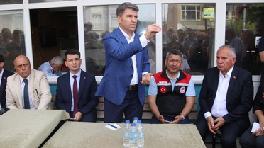 Amasya'da Fırtına Zararları İncelendi