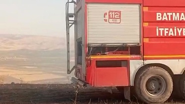 Beşiri'de Anız Yangını Kontrol Altına Alındı