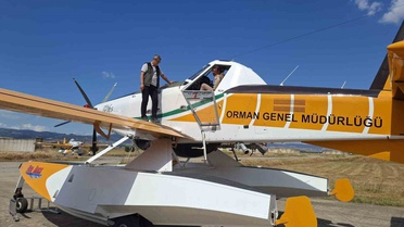 Bursa'da Yangın Söndürme Uçakları Göreve Hazır
