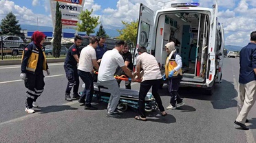 İnegöl'de Motosiklet Kazası: 2 Yaralı