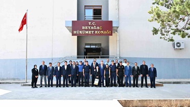 Denizli Valisi Köşger Beyağaç'ı ziyaret etti