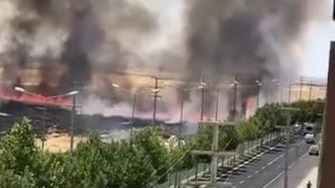 Diyarbakır'da Otluk Alanda Yangın