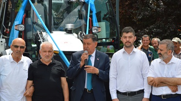 Havza'da hibe araçlar için kurban kesildi